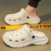 Couple EVA Clog Sandals Lightweight Hollow Beach Garden Shoes Non Slip Summer Slippers Men Women Sizes 36-45 Daily Wear Summer