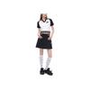 FILA Fitted Sports Casual Short Sleeve Polo Shirt Women tops Standard-White T11W332101F-WT