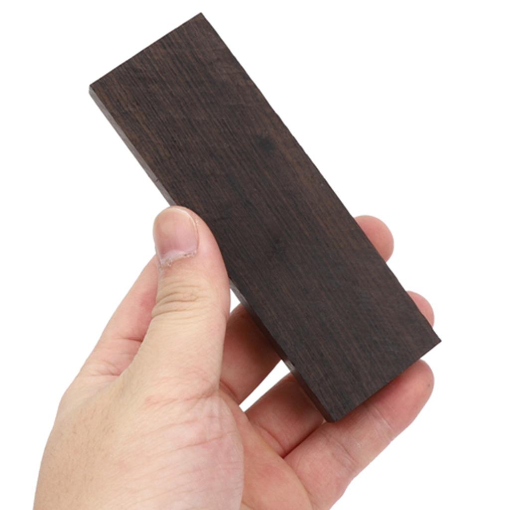 4pcs MX0126D Ebony DIY Knife Scales Musical Instrument Accessories 120 x 40 x 10mm