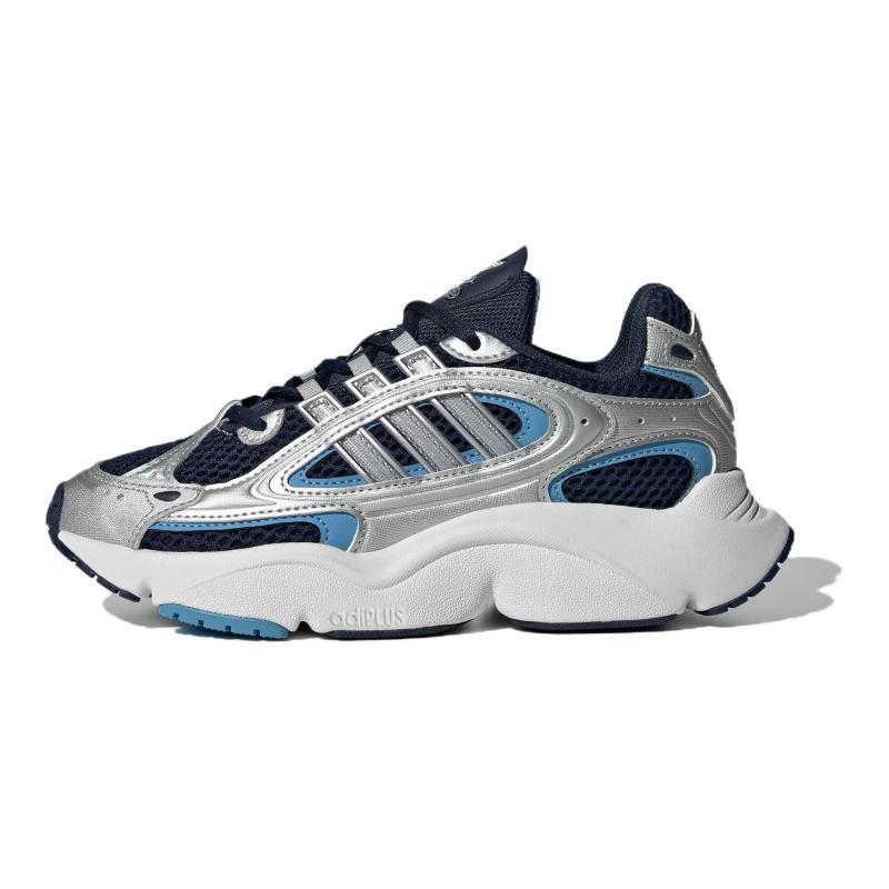 

Adidas Originals Ozmillen Anti Slip Wear Resistant Low Top Kids Lifestyle Shoes Silver Blue Sneakers IG4274 36