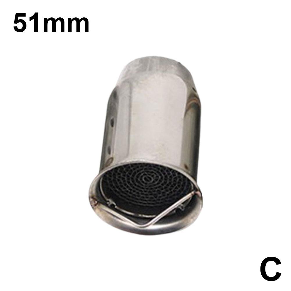 51mm 60mm Motorbike Universal Front Catalyst DB Killer Removable Silencer For AK SC AR GP Motorcycle Exhaust Muffler Yoshimura