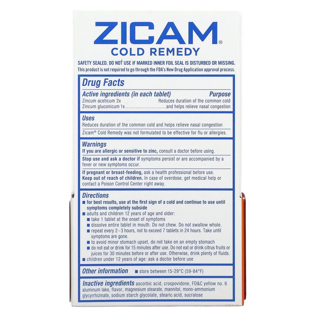 Cold Remedy, Rapidmelts, Citrus, Quick Dissolve Tablets, 25 Tablets