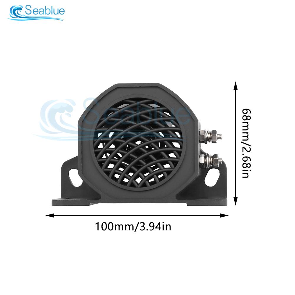 105dB Decibel Backup Siren Beeper Buzzer Sound Warning Alarm 12V 24V 80V Car Truck Vehicle Horn For Vehicle Reversing Reminders