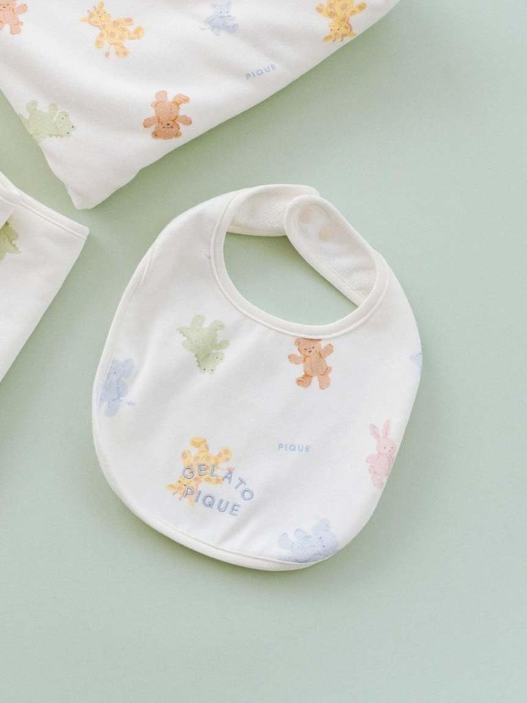 Gelato Pique Baby Plush Bib (PBGG251618OWHTF)