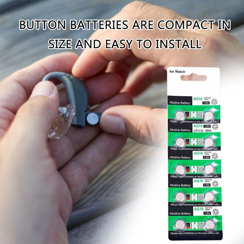 20/10Pack AG10 LR1130 LR54 1.5V Alkaline Button Cell Batteries1.5V Battery for Watches,Calculators,Toy Small Electronics