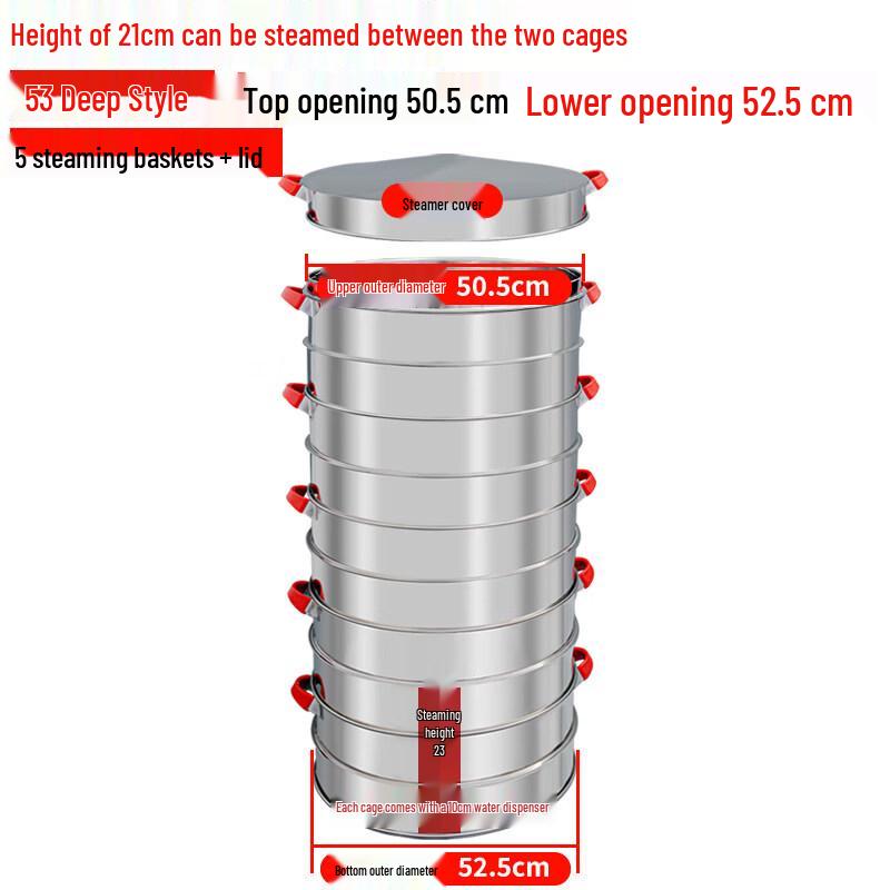 Multi-layer Stainless Steel Steamer Pot