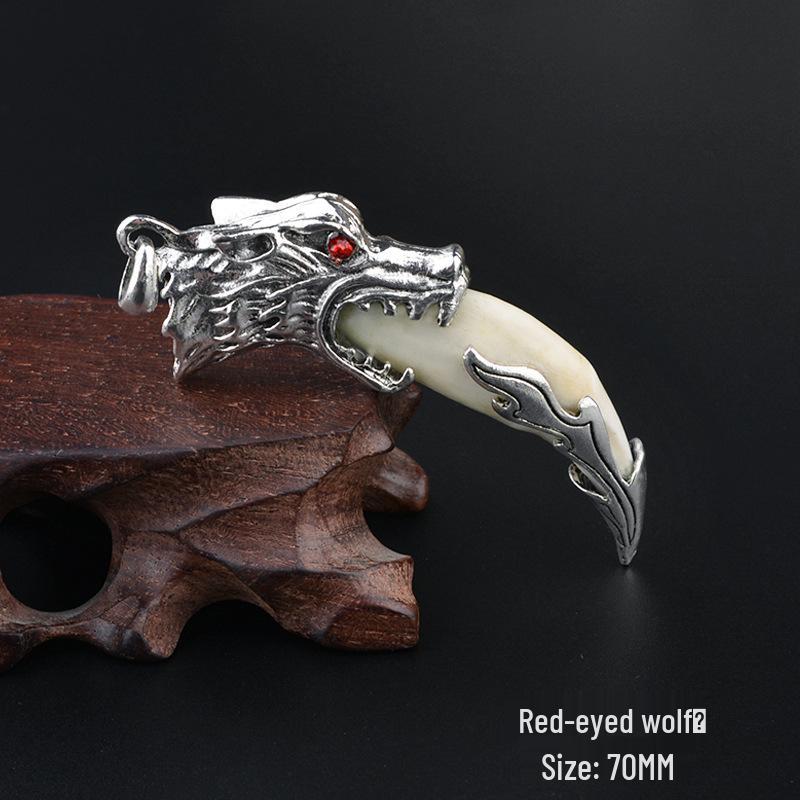 Wolf Fang Pendant: Domineering Amulet & Gift for Men & Women