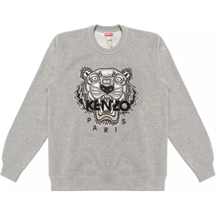 KENZO Sweatshirts Men`s Gray Crew Neck