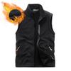2025 Windproof Fleece Vest - Velvet-Lined, Thick, Warm, Stand-Up Collar, Sleeveless for Autumn & Winter