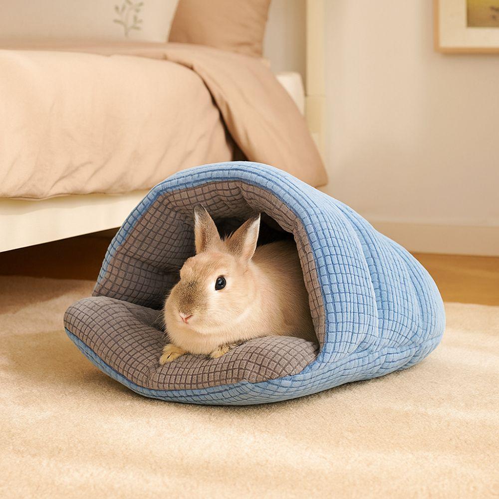 Comfortable Semi-Enclosed Cat Sleeping Bag Slipper Shape Soft Hamster Cotton Nest Warm Large Capacity Cozy Pet Bed Pet Shop