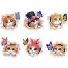 6Pcs Animal Pattern DIY Acrylic Diamond Art Refrigerator Magnet DIY Diamond Painting Magnets Kit for Refrigerator Mailbox Decor