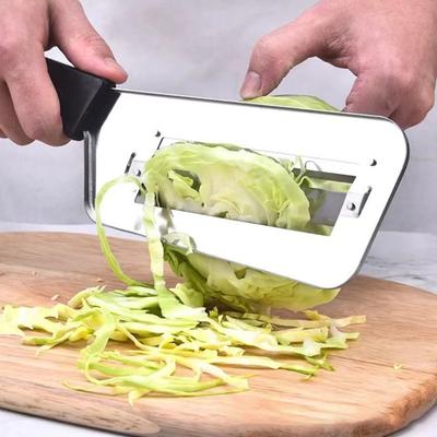 Yousheng Stainless Steel Vegetable Cutter Quick Cabbage Chopper Slicer Coleslaw Grater for Cabbage Sauerkraut Kitchen Salad Prep Tool