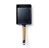 Vermicular Frying Pan EGG TOAST PAN Oak Instant Evaporation Compatible Cast Iron Enamel Egg Toast Pan Egg Fryer Comes with Recipe Book & Gas/IH &