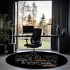 Graafmachine Bedrukte Ronde Vloerkleed Tapijt Stoelkleed Gebiedskleed Entree Deurmatten, voor Kantoorstoel Woonkamer Slaapkamer Keuken.
