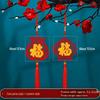 Handmade Red Chinese Lover's Knot Pendant with Tassel Ornament 2025