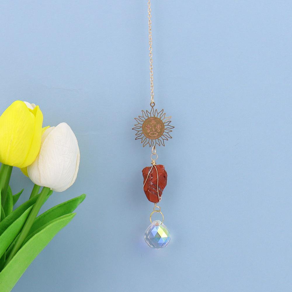 Crystal Sun Catcher Light Pendant Home Decor T98