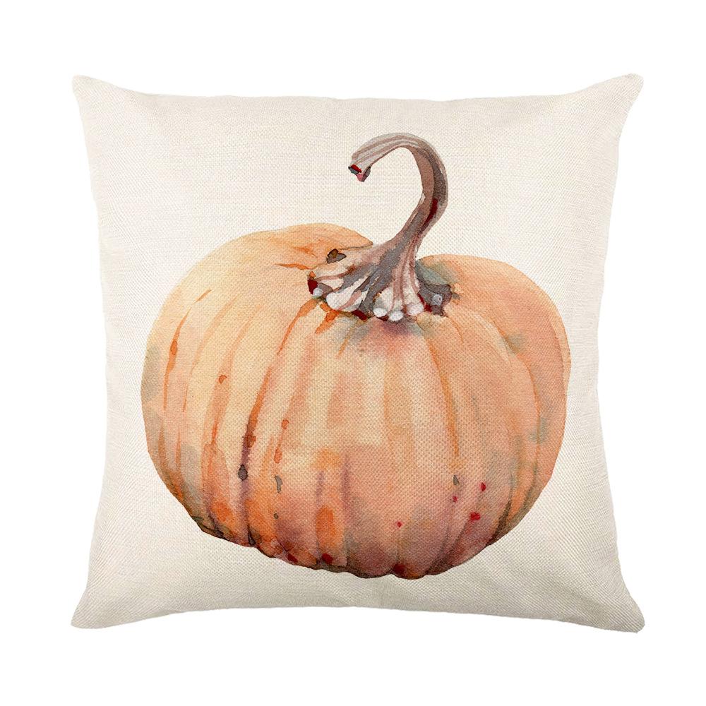Autumn Pumpkin Pillow Cover Home Sofa Printed Cushion Cover Living Room Pillow Cover