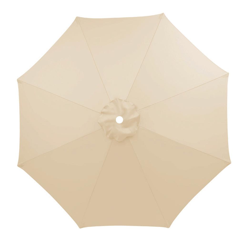 Large Outdoor Patio Umbrella with Durable Red Canopy, UV Protection, Wind Resistant, Easy Crank Lift, 8-Rib Frame for Garden, Deck, Poolside, Backyard