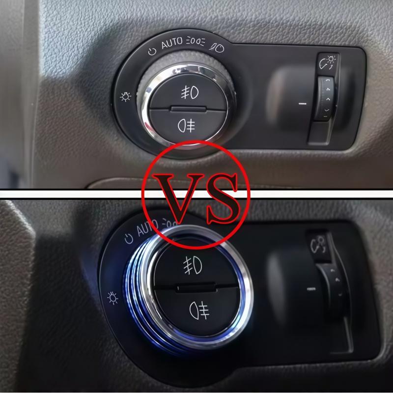 Car Styling for Chevrolet Cruze 2009-2015 Accessories Headlight Switch Adjustment Knob Trim Sticker