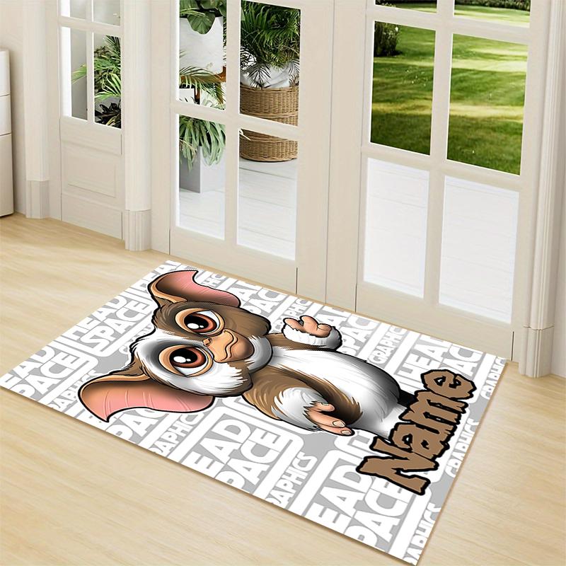 Custom Name Creativity Carpet Rug Customizable Soft Washable Anti-Slip Home Living Room Sofa Mats Personalized Rug. 0909113