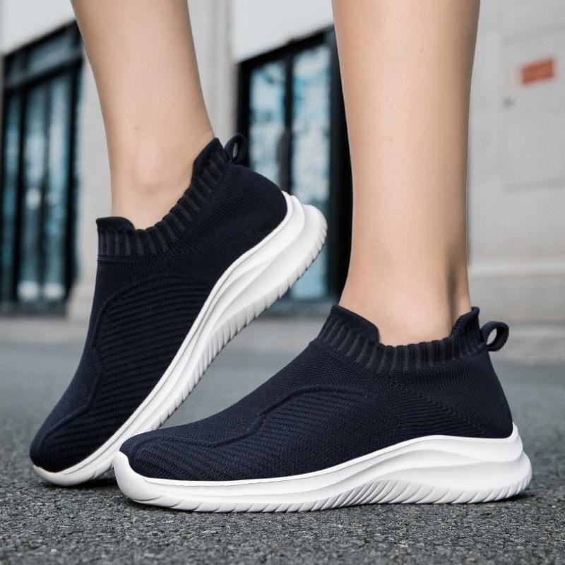 Women's Summer Walking Casual Shoes Breathable Running Large Size Socks Sports Shoes