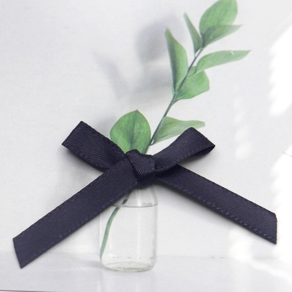 0,6 cm polyesterová stuha, ručně vázaná malá mašle, DIY oděvní doplňky, barevná popruhová mašle
