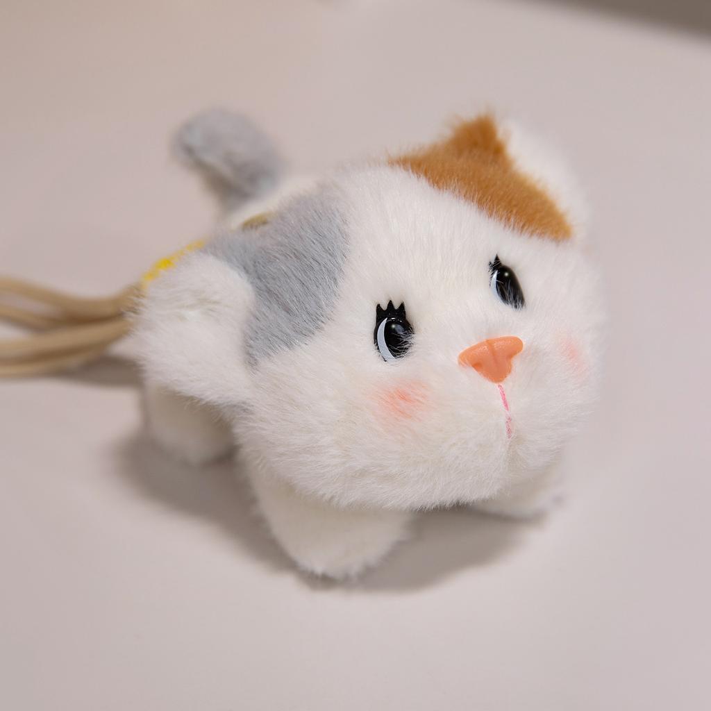 Cartoon Cute Milk Soy Milk Group Cat Rabbit Dog Series Plush Pendant Backpack Keychain Doll Hanging Decoration