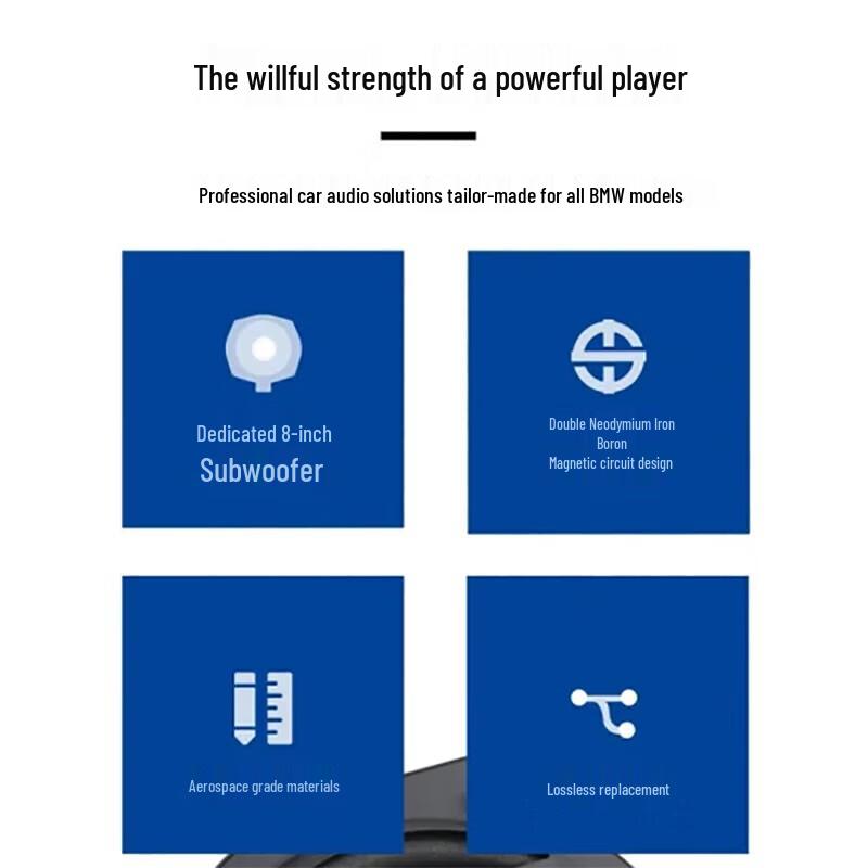 Edifier Car Audio Upgrade Kit for BMW CN plug (adapter included)