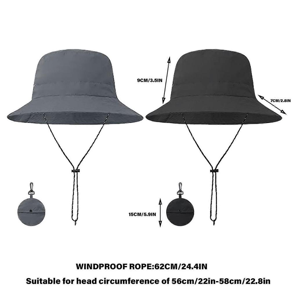 2pack Teen Stylish Hat Ladies Fashionable Hat Breathable Costume Hat Softable Hat for Fishing Hiking Camping