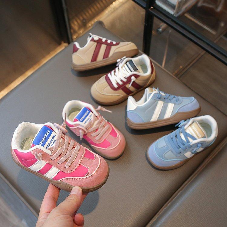 Children's shoes 2025 spring and autumn new boys' casual Forrest Gump shoes girls' soft-soled non-slip German training shoes baby board shoes