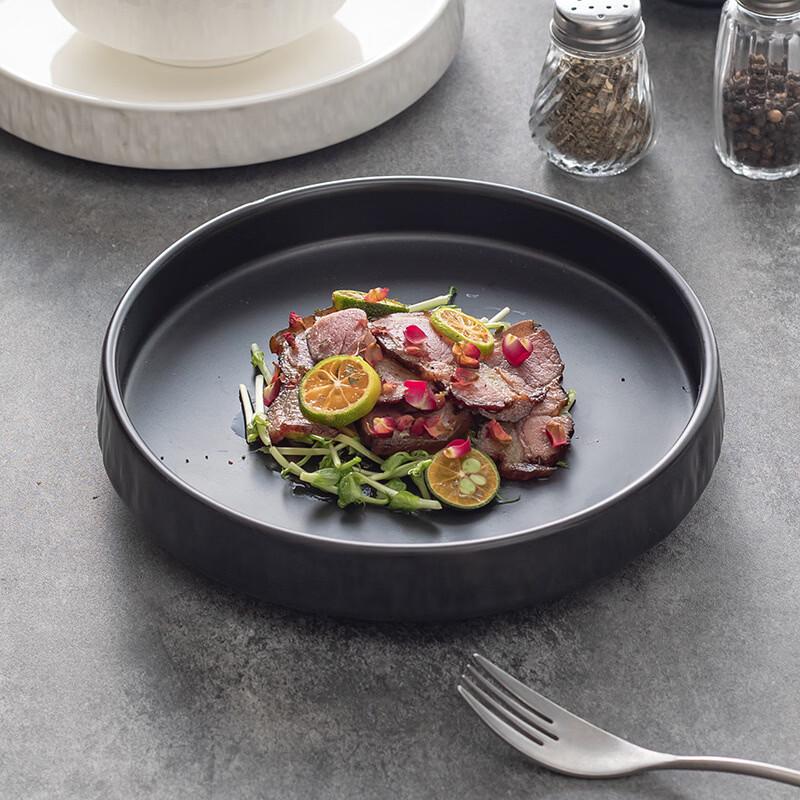 ZISIZ Stone Pattern Western Soup Plate