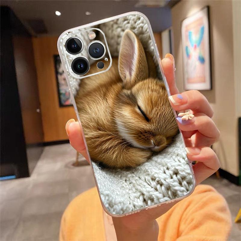 Rabbit Animal Phone Case For iphone 17ProMax 17 Pro Air 16 15 14 13 Pro Max 16 15 14 13 Pro 15Plus