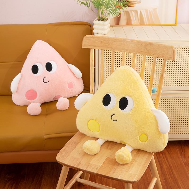 Cheese Cheese Pillow Plush Toy Home Sofa Pillow Cushion Car Headrest Children's Muppet Doll