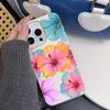 Blue Watercolor Floral Butterfly Print Phone Case For Samsung A05 A06 A07 A15 A16 A34 A35 A53 A54 S23 S25 Ultra Protective Cover