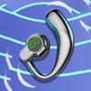 Wireless Bluetooth Headset, Long Battery Life Hanging Ears, Start Noise Reduction Digital Display Sports Sleep Music Earrings