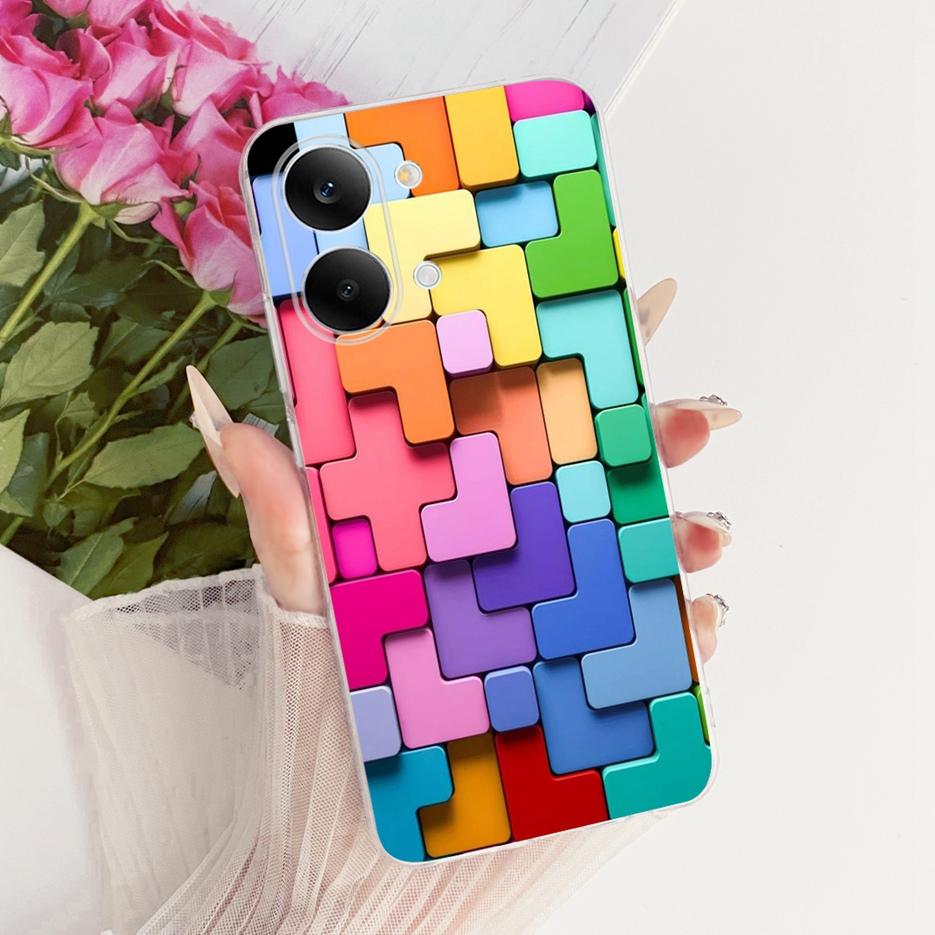 

For Xiaomi Redmi Turbo 5 Max Case Luxury Flowers Painted Cover Soft Silicone Phone Case For Xiaomi Redmi Turbo 5 Turbo5 Max Bags Redmi Turbo 5 Max