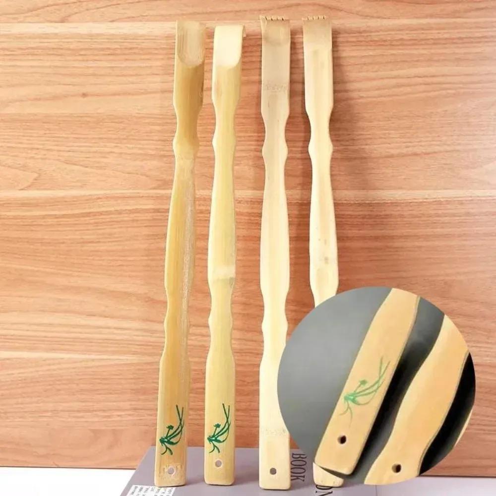 Durable Bamboo Back Scratcher Massager Wooden Body Roller Stick Anti Itch Scratching Tool