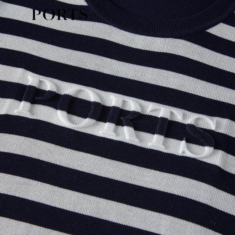 Ports Women's Color-block Stripe Knit Top