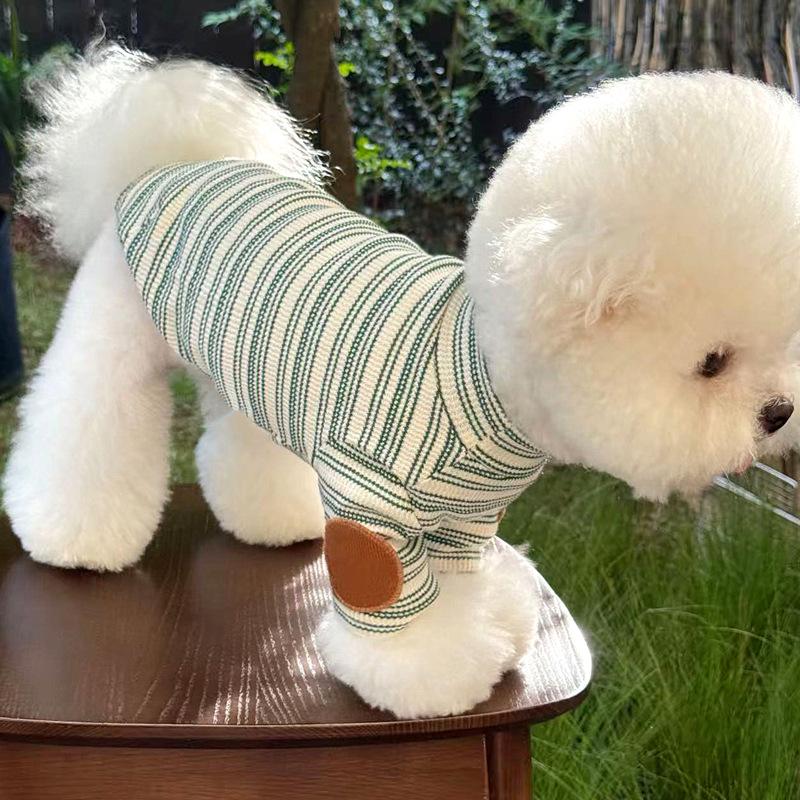 Dog Clothes Autumn Teddy Bichon Pomeranian Yorkshire Schnauzer Poodle Small Dog Pet Bottoming Shirt Autumn