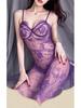Flirting Lingerie Pure Desire: Sexy See-Through Pajamas & Temptation Robe for Women, Available In Large Sizes
