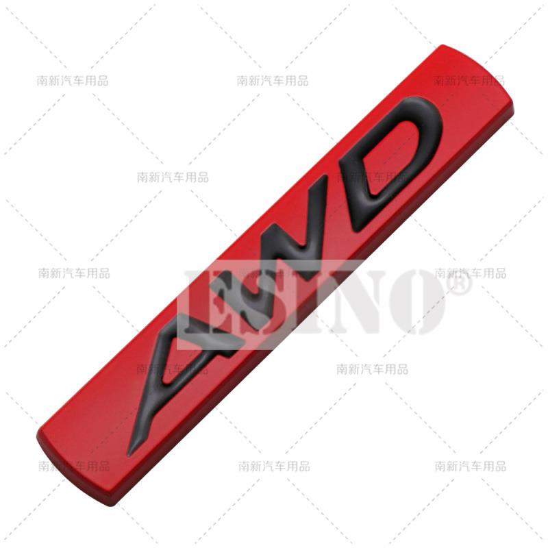 Car Styling 3D AWD Metal Chrome Zinc Alloy Emblem Car Body Badge Sticker Auto Accessory for Mazda 3 CX-3 CX-5 RX-8 RX-5