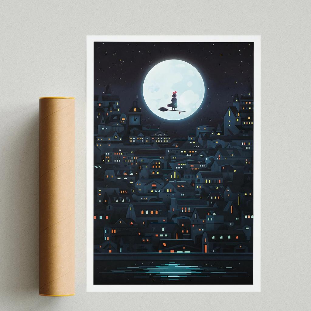 Pop Anime Figure Miyazaki Hayao/Patlabor/Totoro Manga Poster Aesthetic Wall Art Home Kids Kawaii Room Decor Vintage Canvas Print