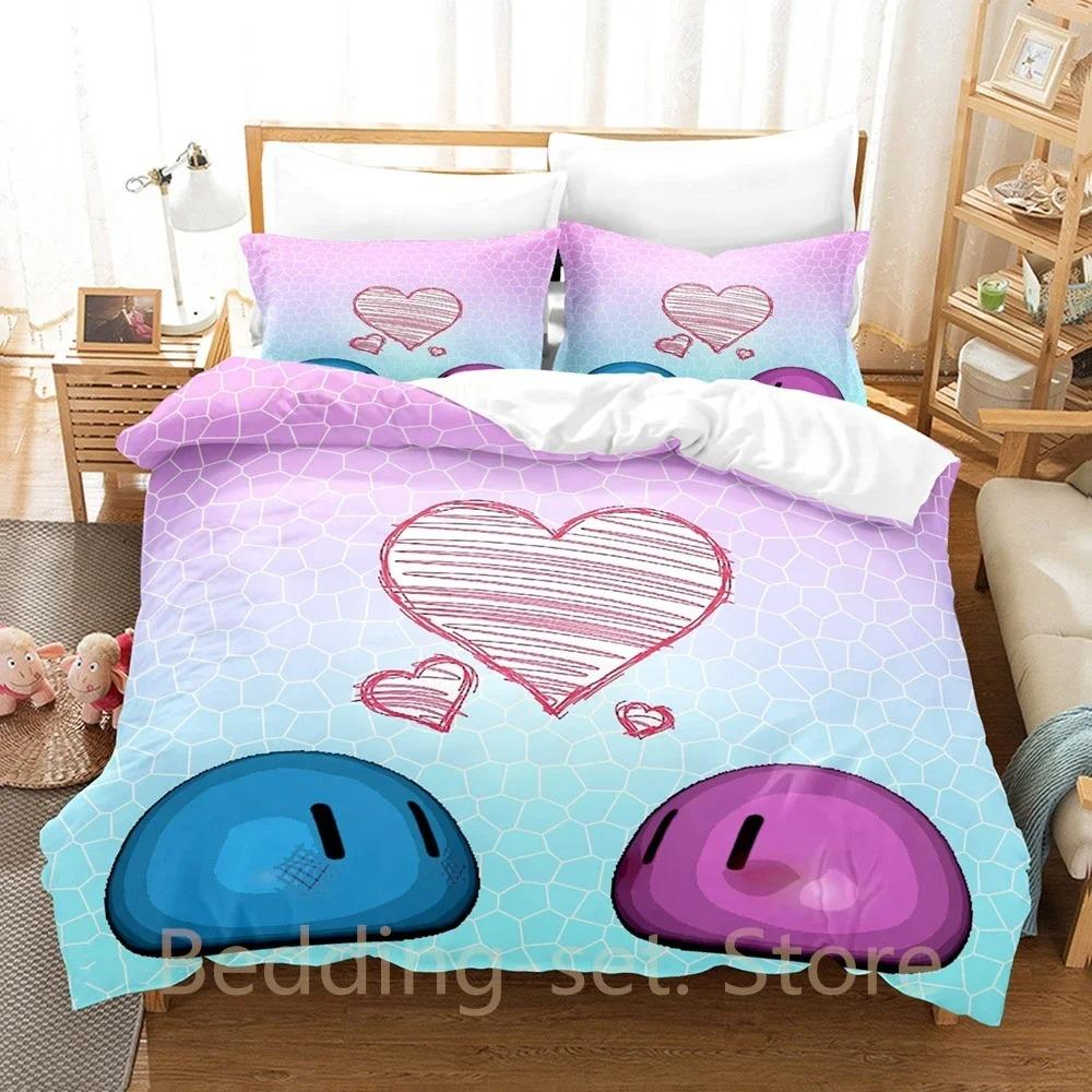 Neues Dango Clannad Bettwäsche-Set Einzelbett Twin Full Queen King Size Bettset Erwachsener Kind Schlafzimmer Bettbezug-Sets Anime Bettlaken-Set