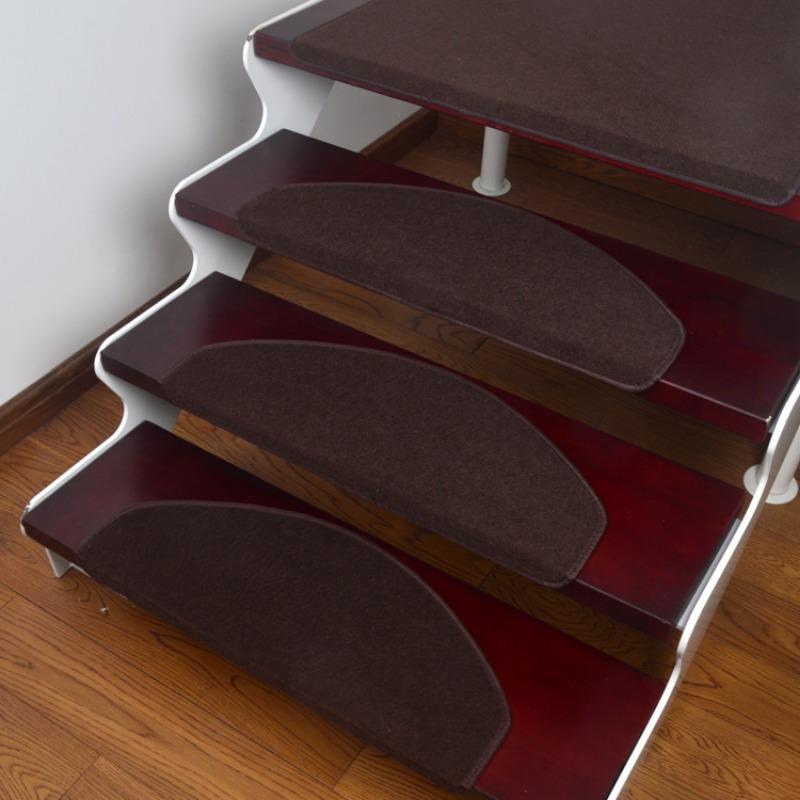 

1 шт./компл. нескользящий самоклеящийся коврик для лестницы защитный чехол для домашней лестницы кофейный