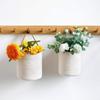 Imitation Rattan Wall Hanging Baskets Plant Chlorophytum Handmade Artificial Flower Vase Single Rope Planter Baskets
