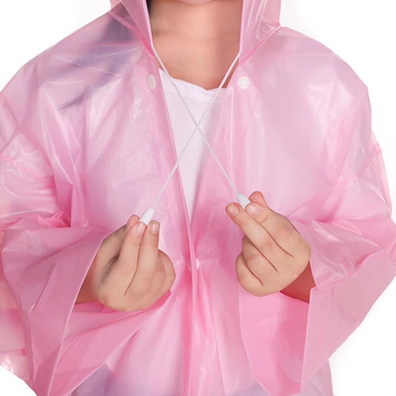 AOLANSI Kids Frosted Plastic Rain Poncho