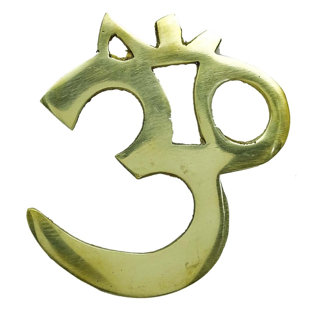 Car Dashboard Hanging Traditional Om Design Metal Wall Hanging Office Decor