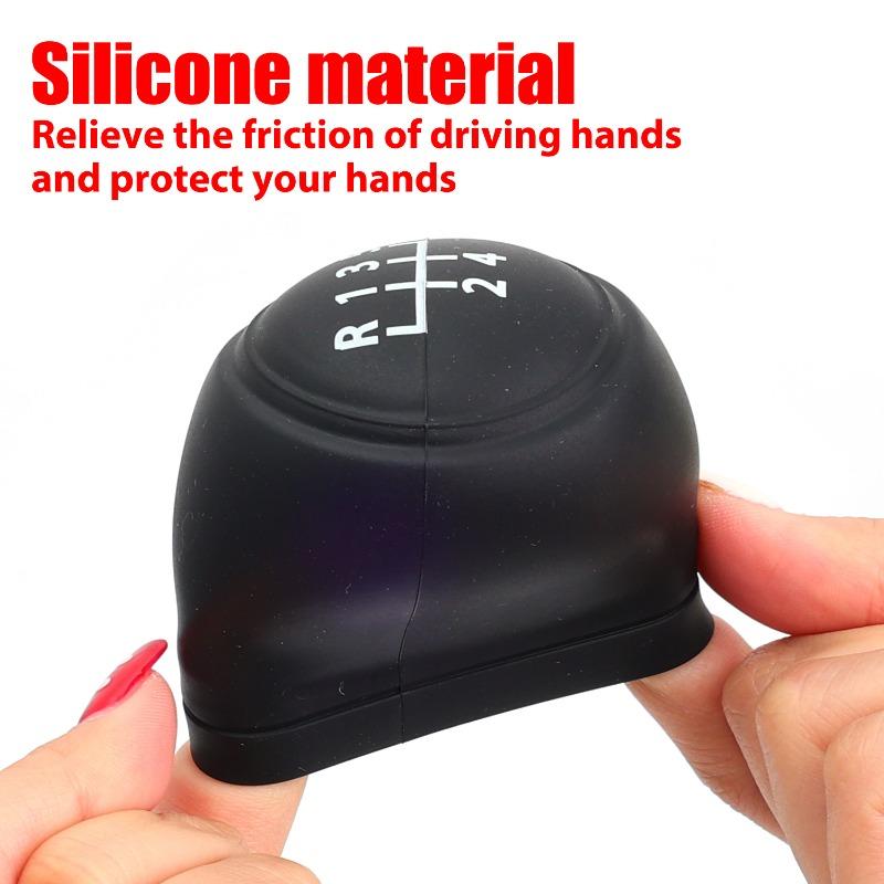 Universal Silicone Gear Shift Cover Anti-Slip Manual Transmission Knob Protector Covers for Cars Gear Shift Collars