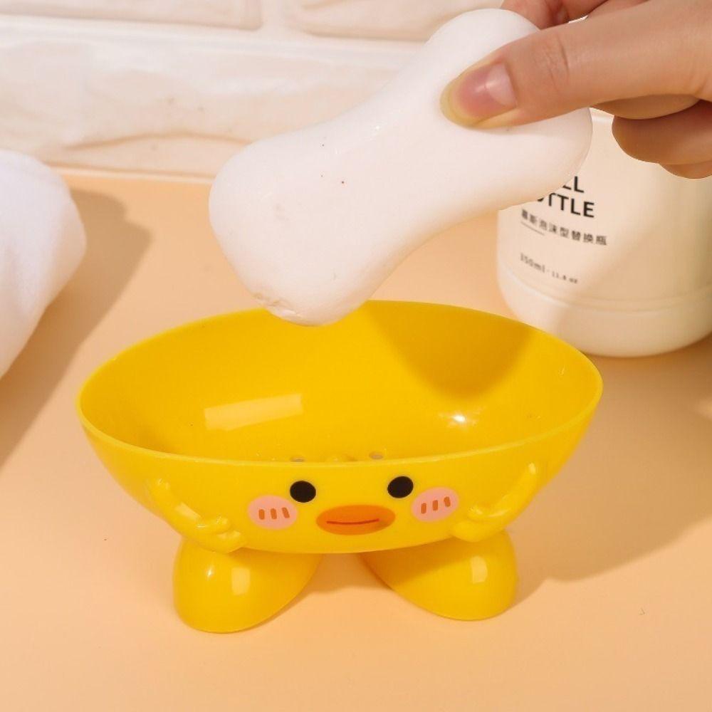 Creative Drain Soap Box Cartoon Pattern Soapbox New Shower Accessories
