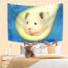 Tier Muster Kleiderbügel Niedliche Cartoon Wandteppich Wandbehang Schlafsaal Hintergrund Sofadecke Wohnzimmer Party Dekoration